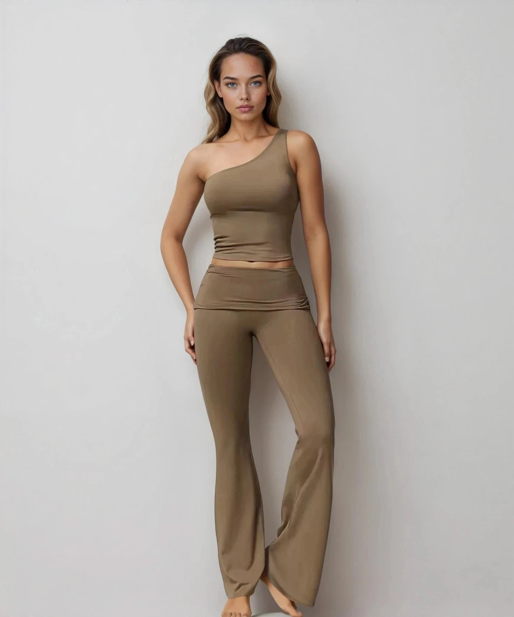 One Shoulder Yoga Set