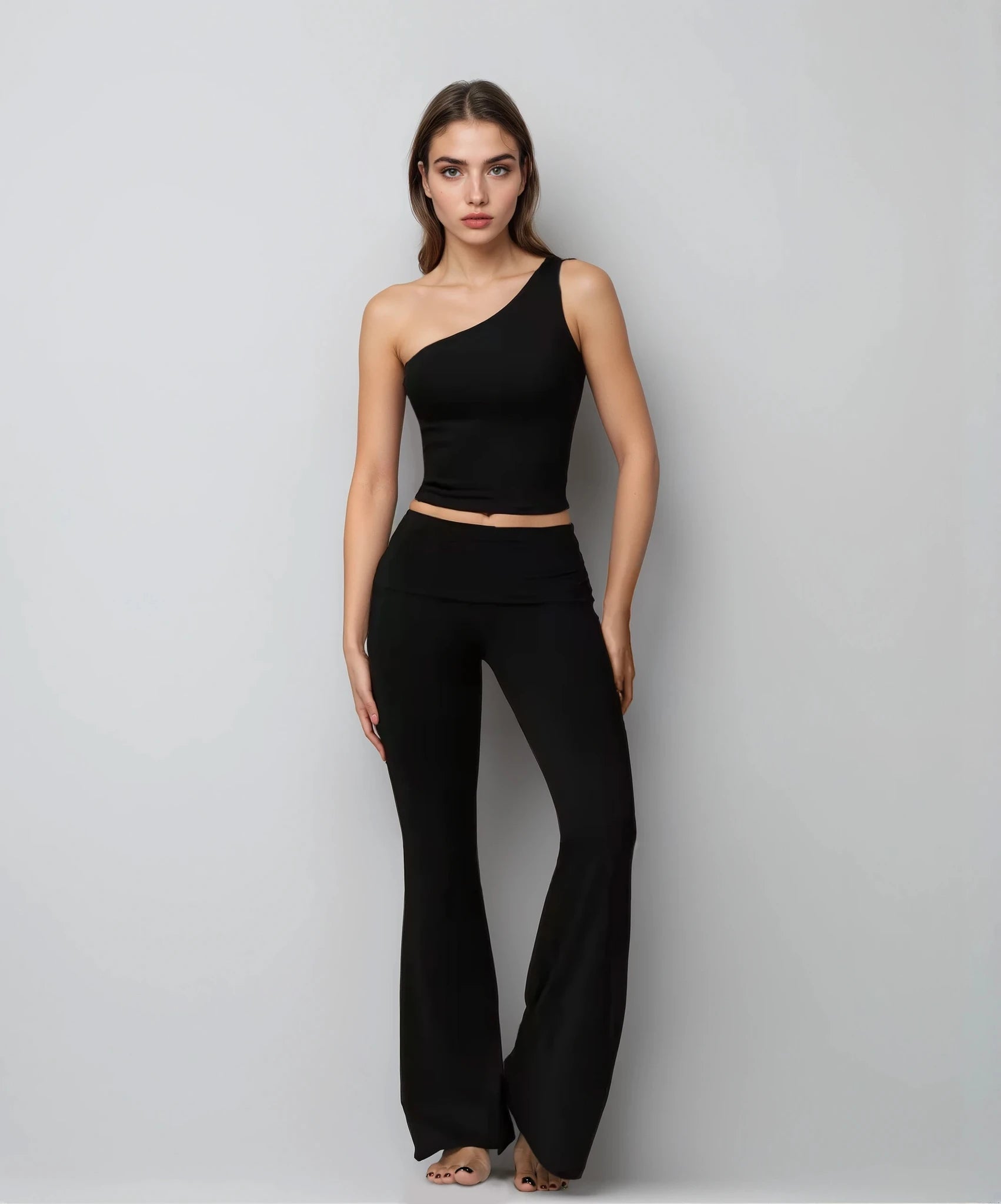 One Shoulder Yoga Set