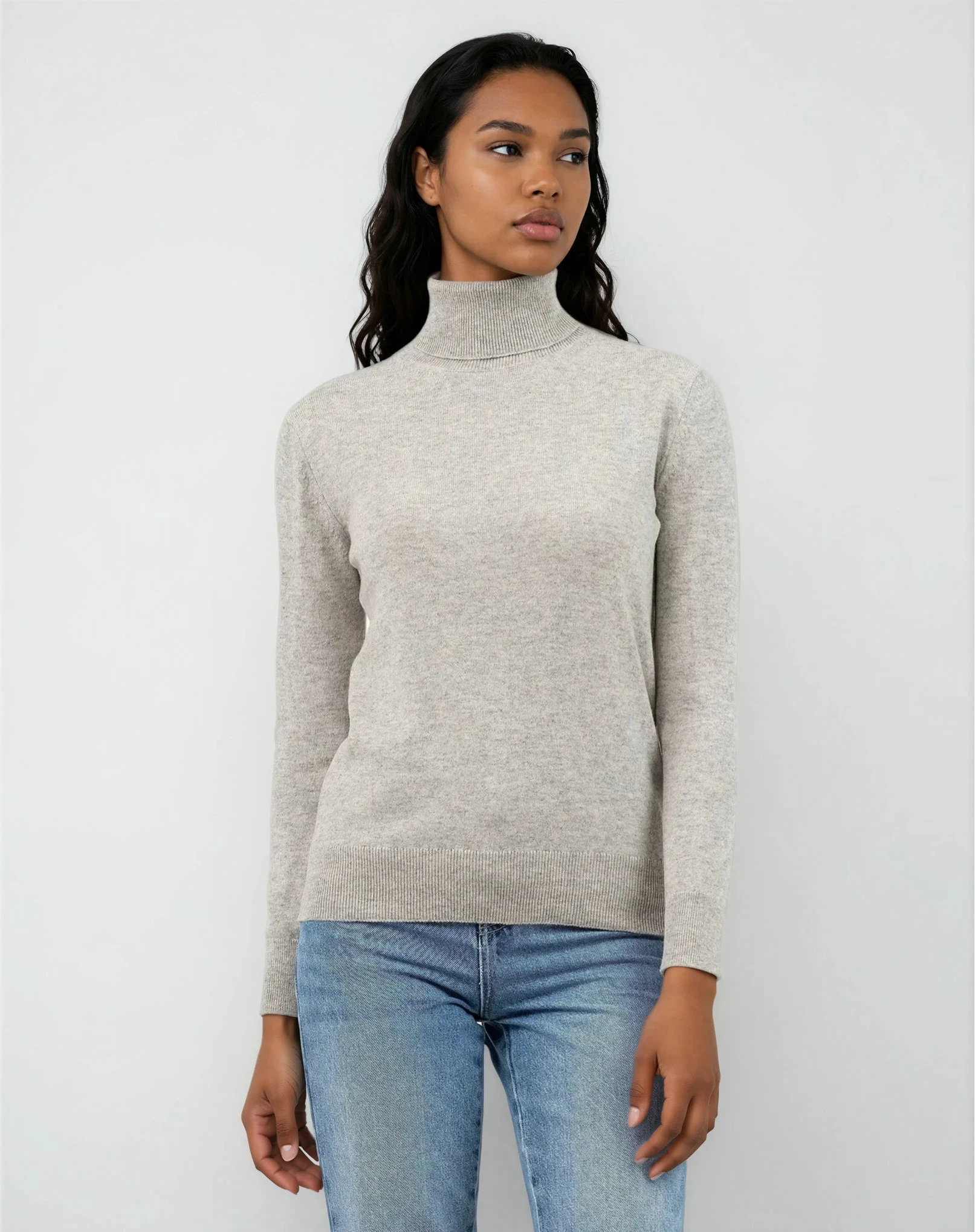 CASHMERE TURTLENECK SWEATER