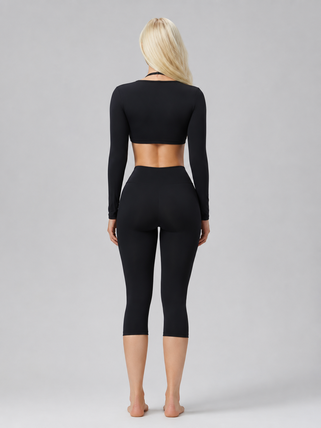 3 PIECE SCULPT ACTIVEWEAR SET Black