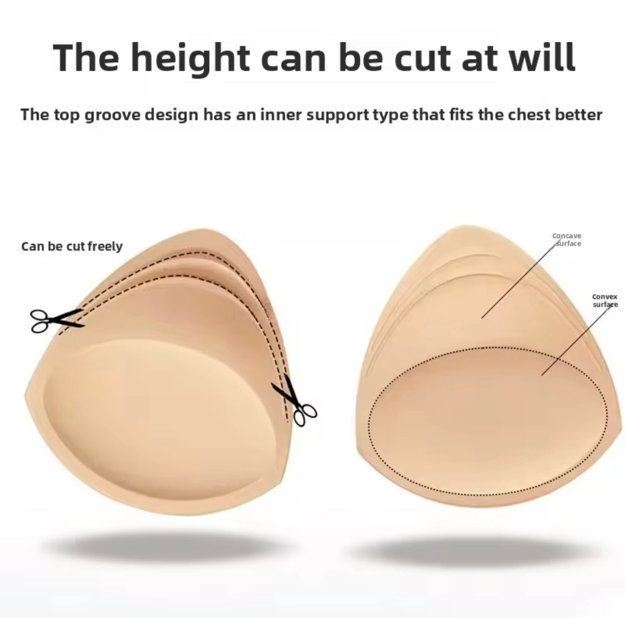 Push Up Silicone Pads