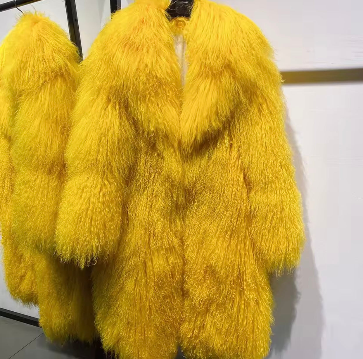 Ophelia Mongolian Fur Jacket