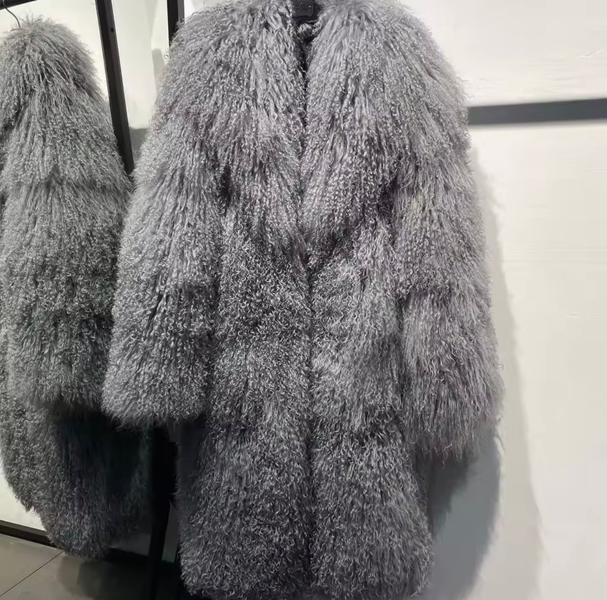 Ophelia Mongolian Fur Jacket
