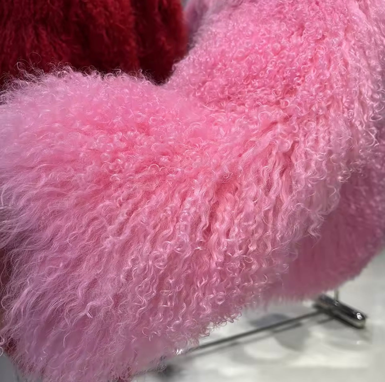 Ophelia Mongolian Fur Jacket