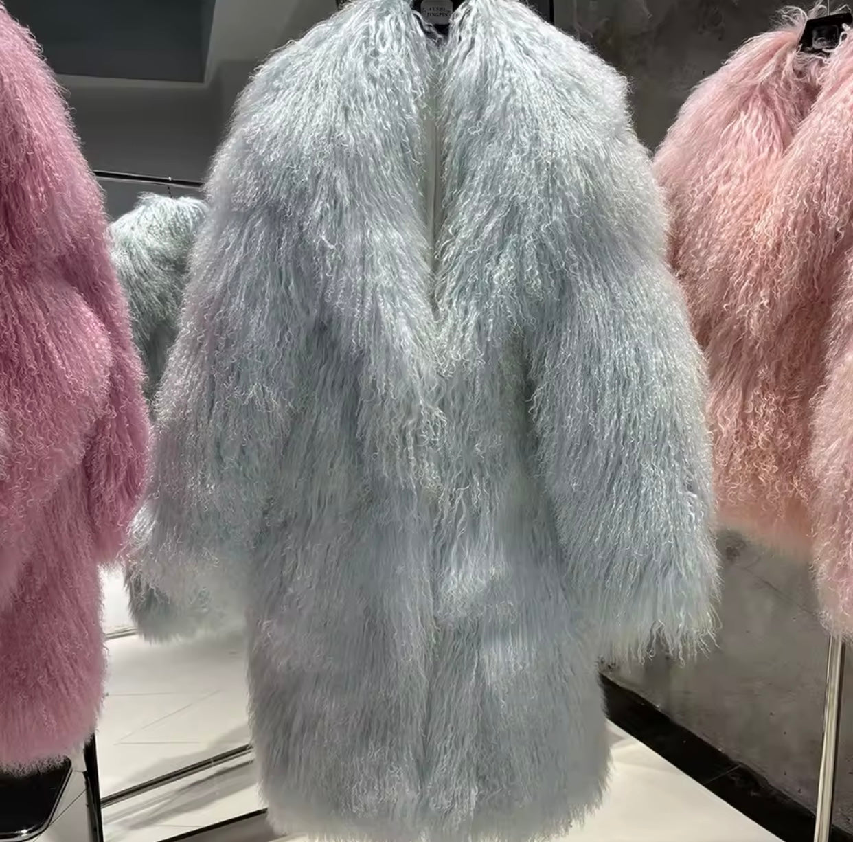 Ophelia Mongolian Fur Jacket