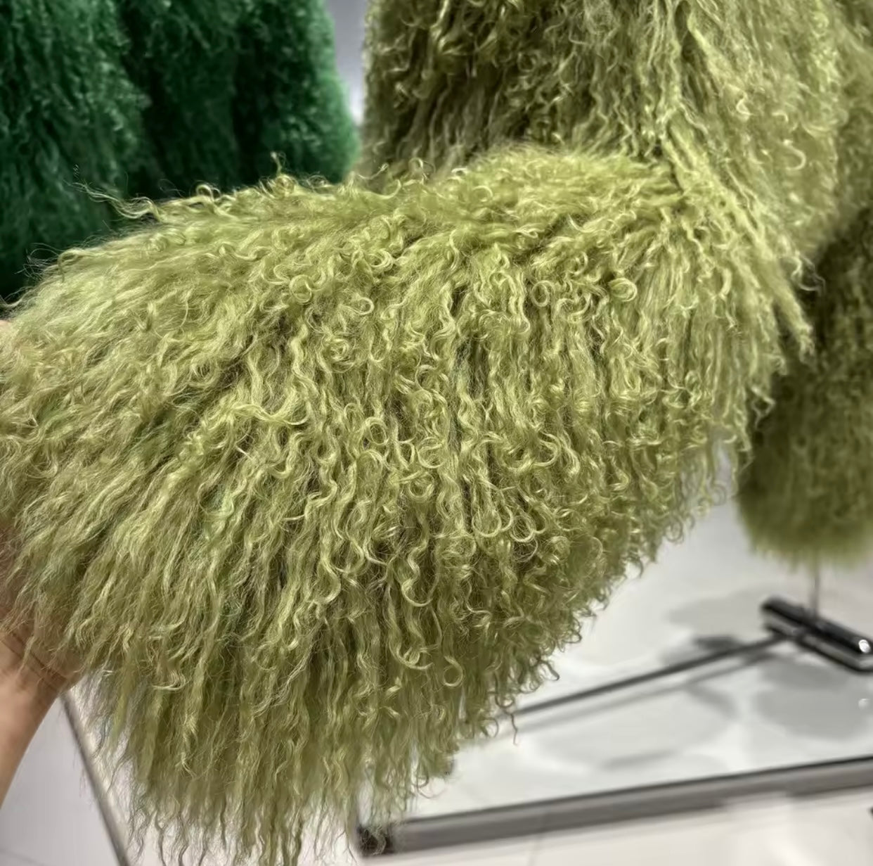 Ophelia Mongolian Fur Jacket