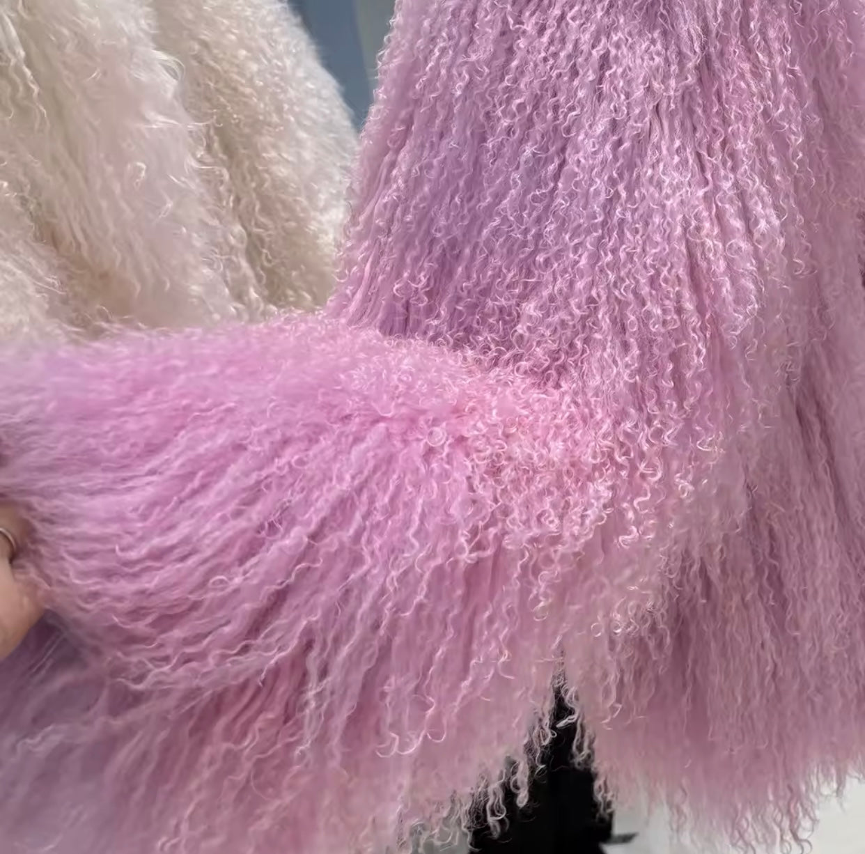 Ophelia Mongolian Fur Jacket