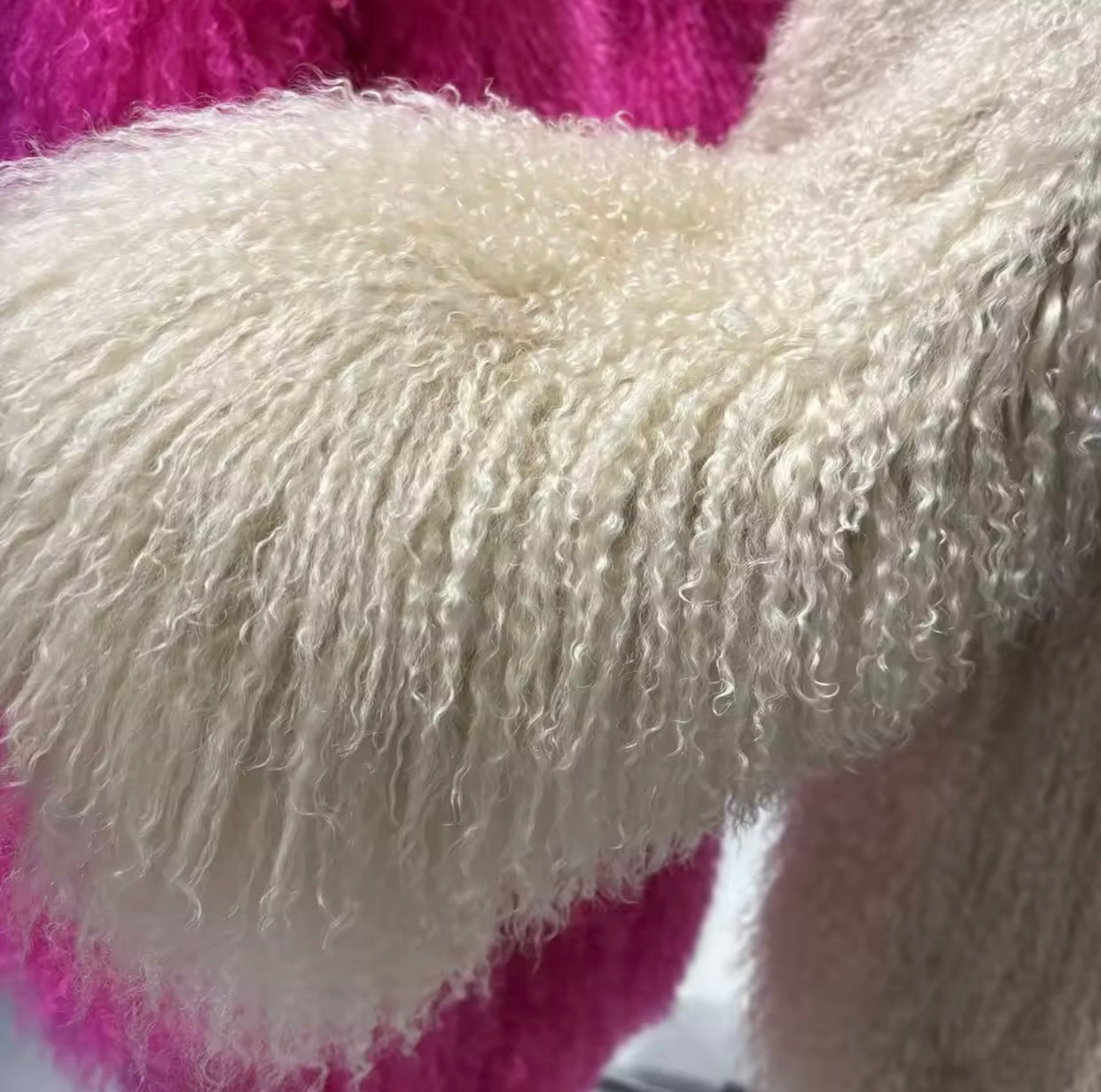 Ophelia Mongolian Fur Jacket