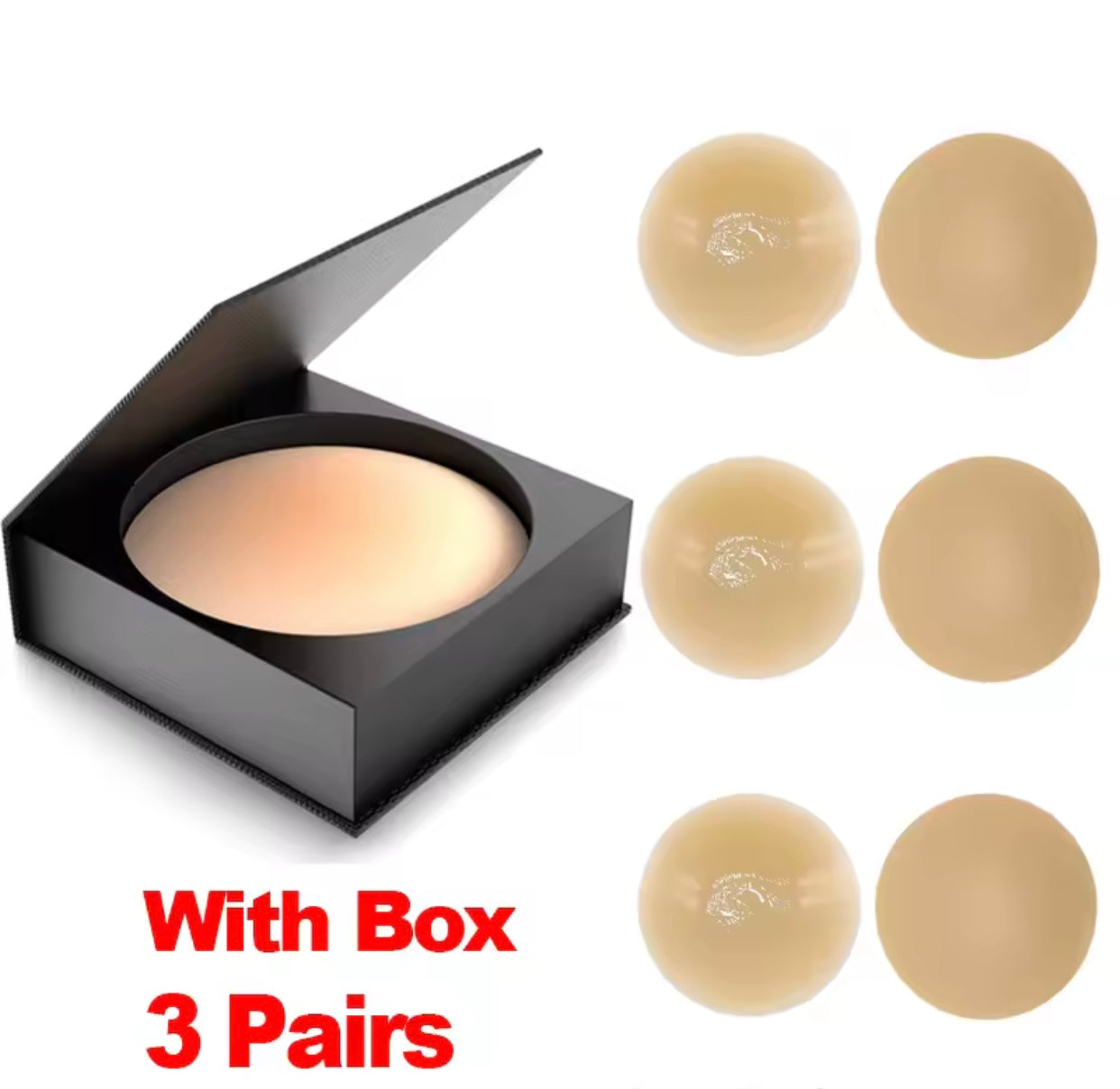 3 Pairs Nipple Covers