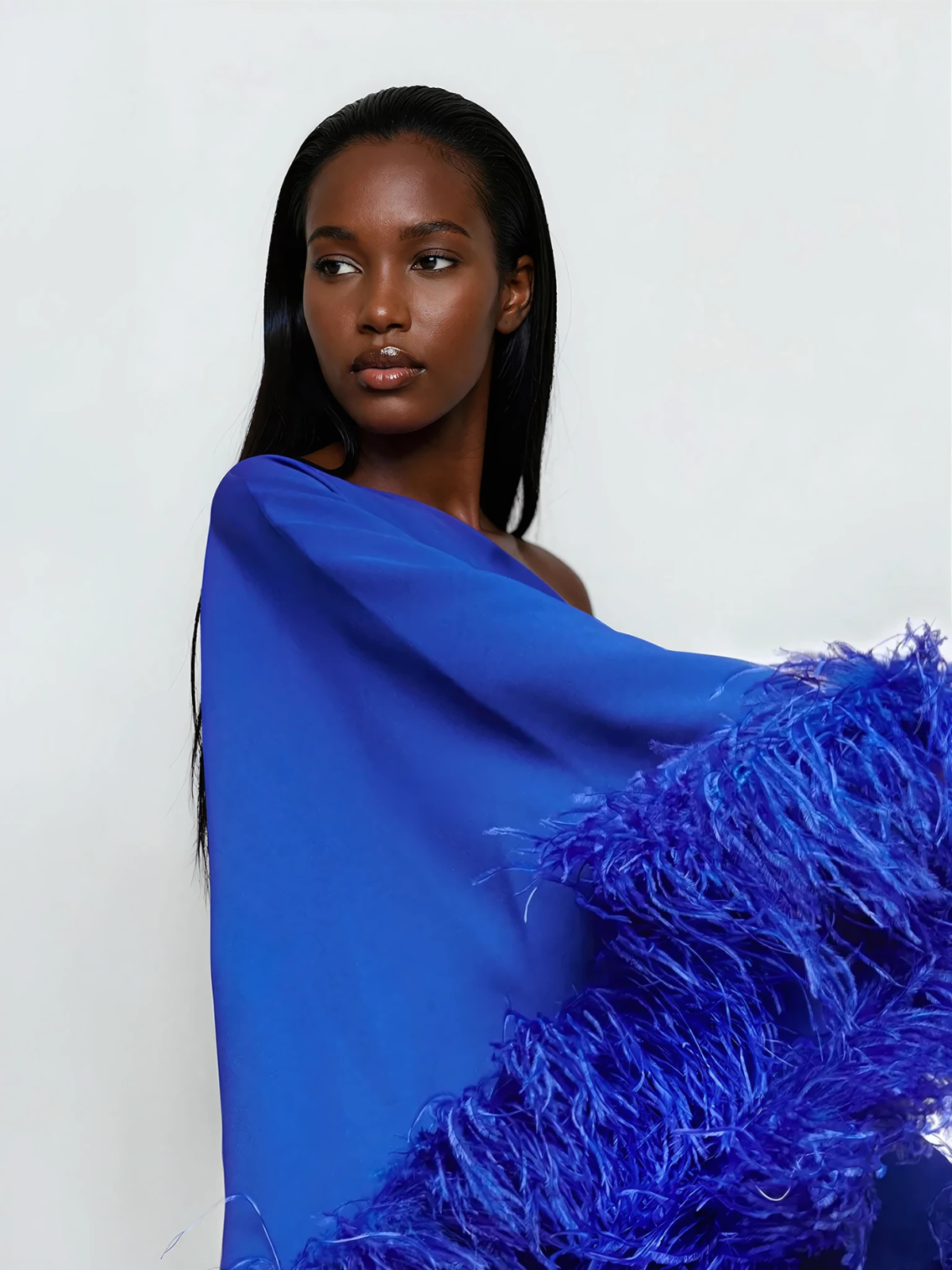 Feather Mini dress