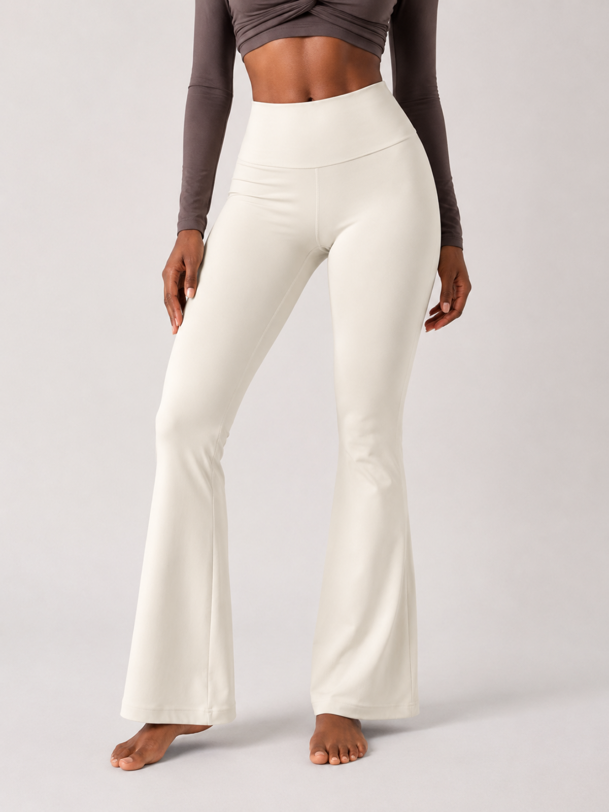 Intent Flare Leggings Ivory