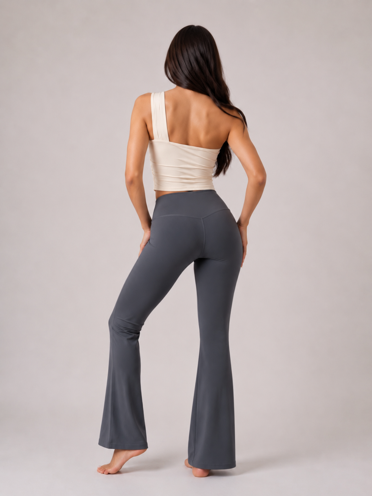 Intent Flare Leggings Grey