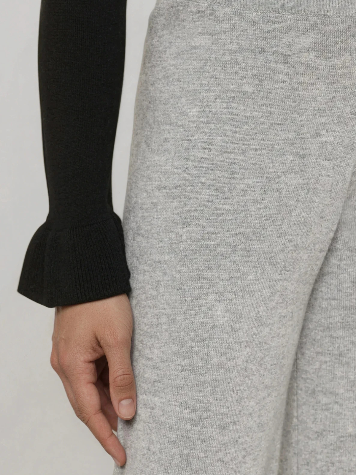 knitted wool pants