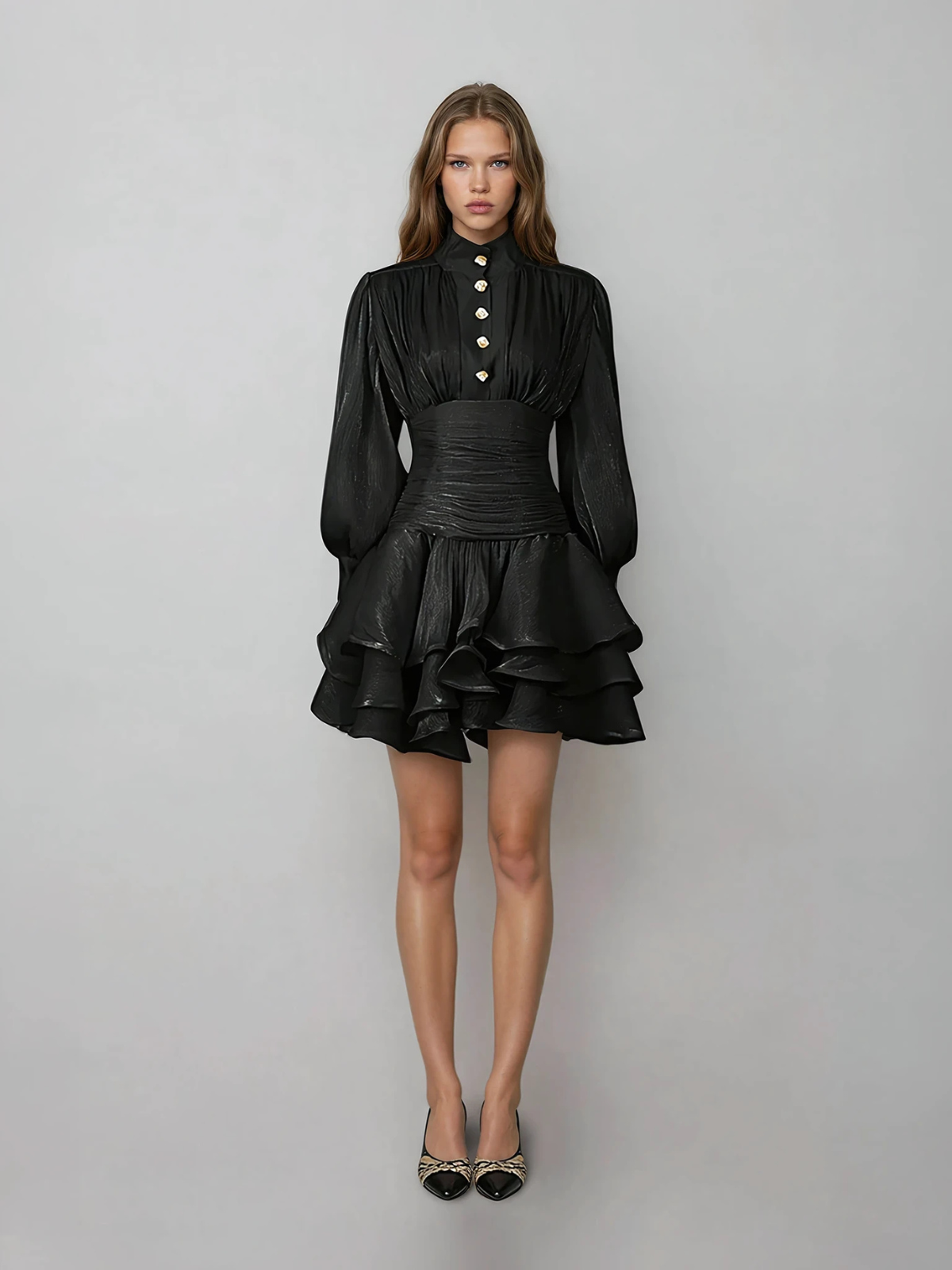 Mini Dress Ruffle