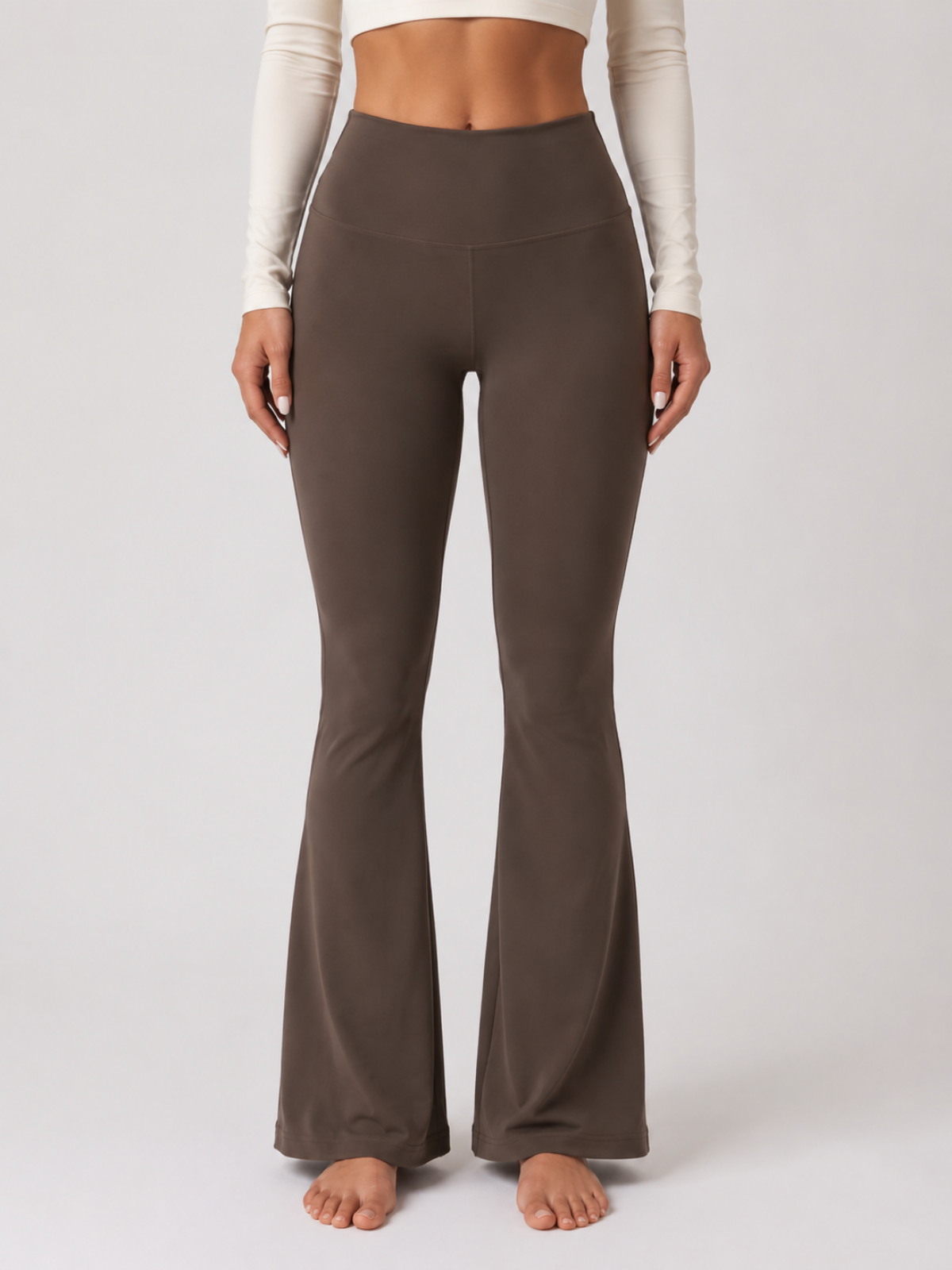 Intent Flare Leggings Brown