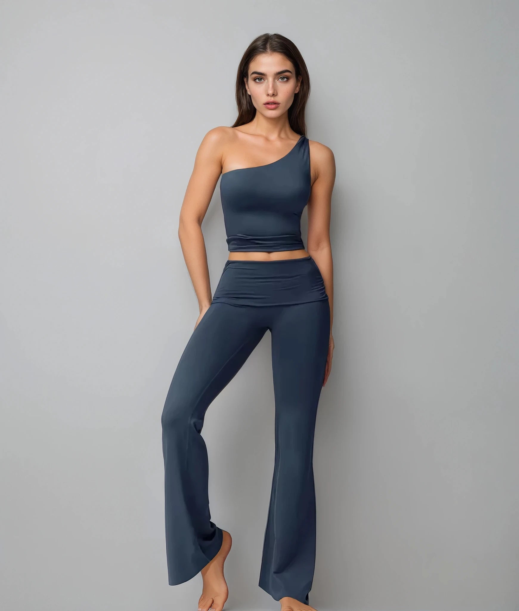 One Shoulder Yoga Set