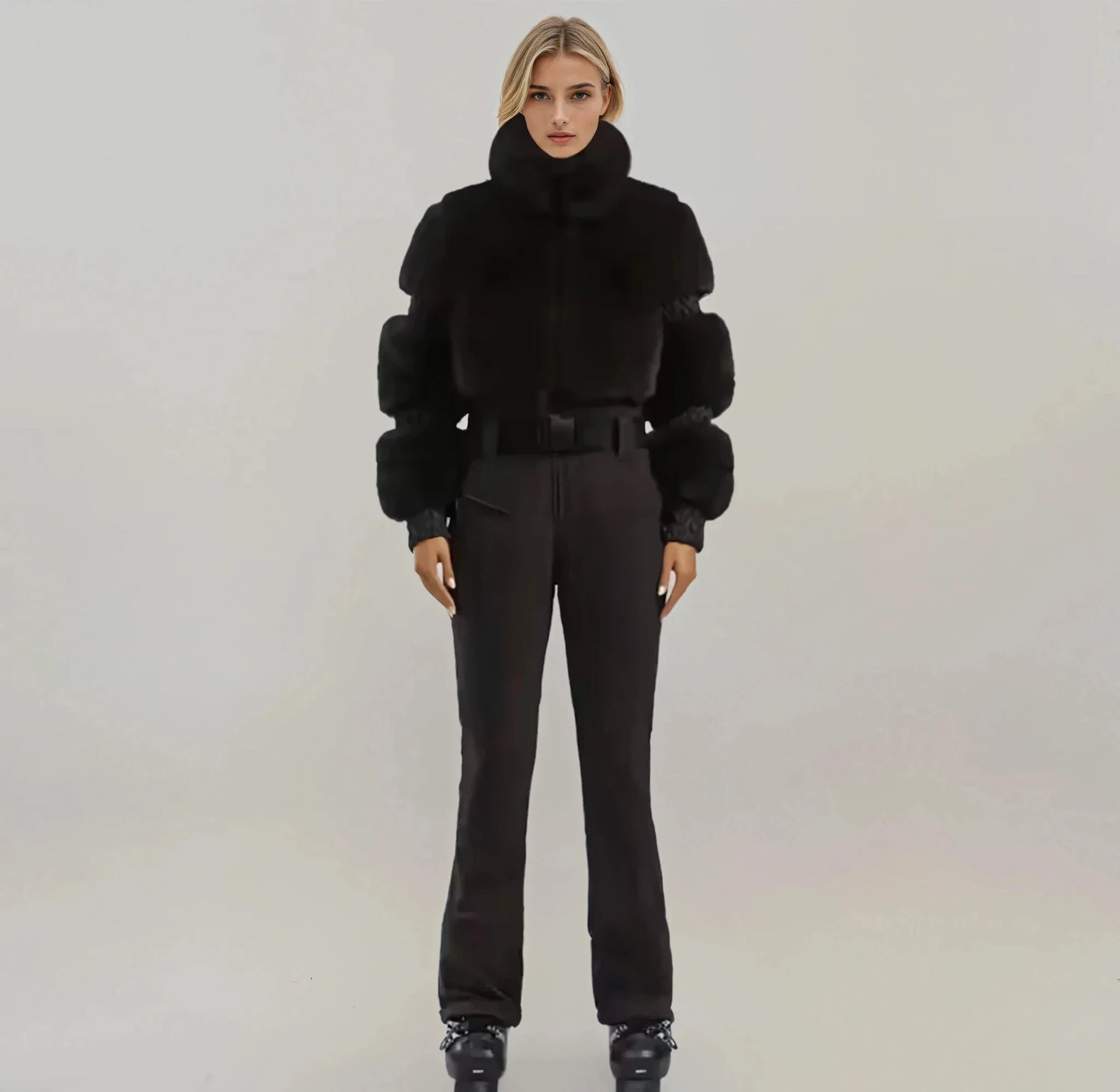 Faux Fur Ski Suit
