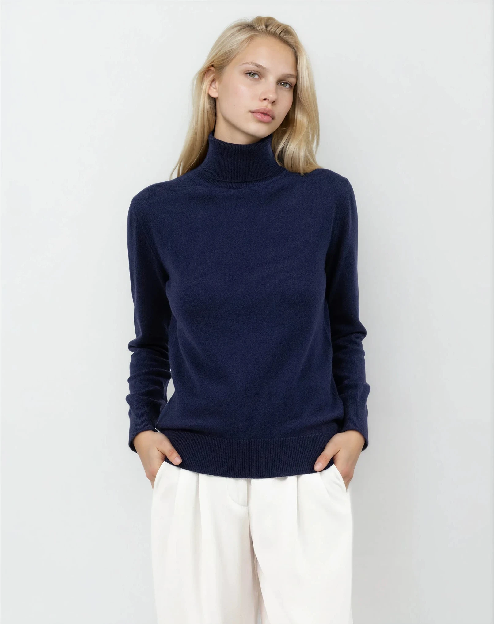 CASHMERE TURTLENECK SWEATER