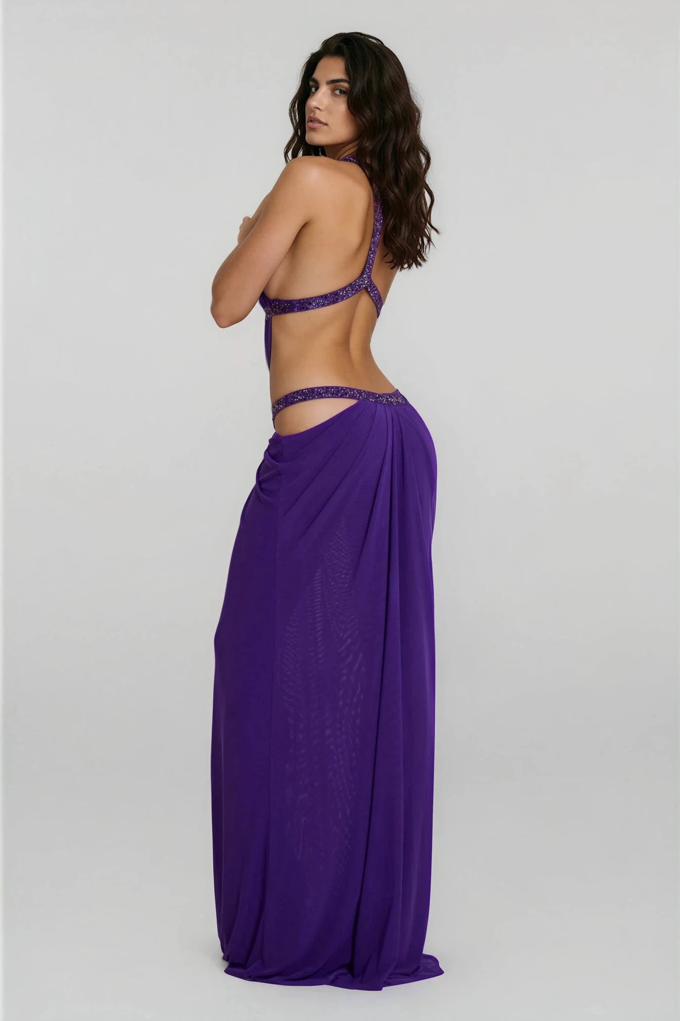 Maxi Dress in Violet