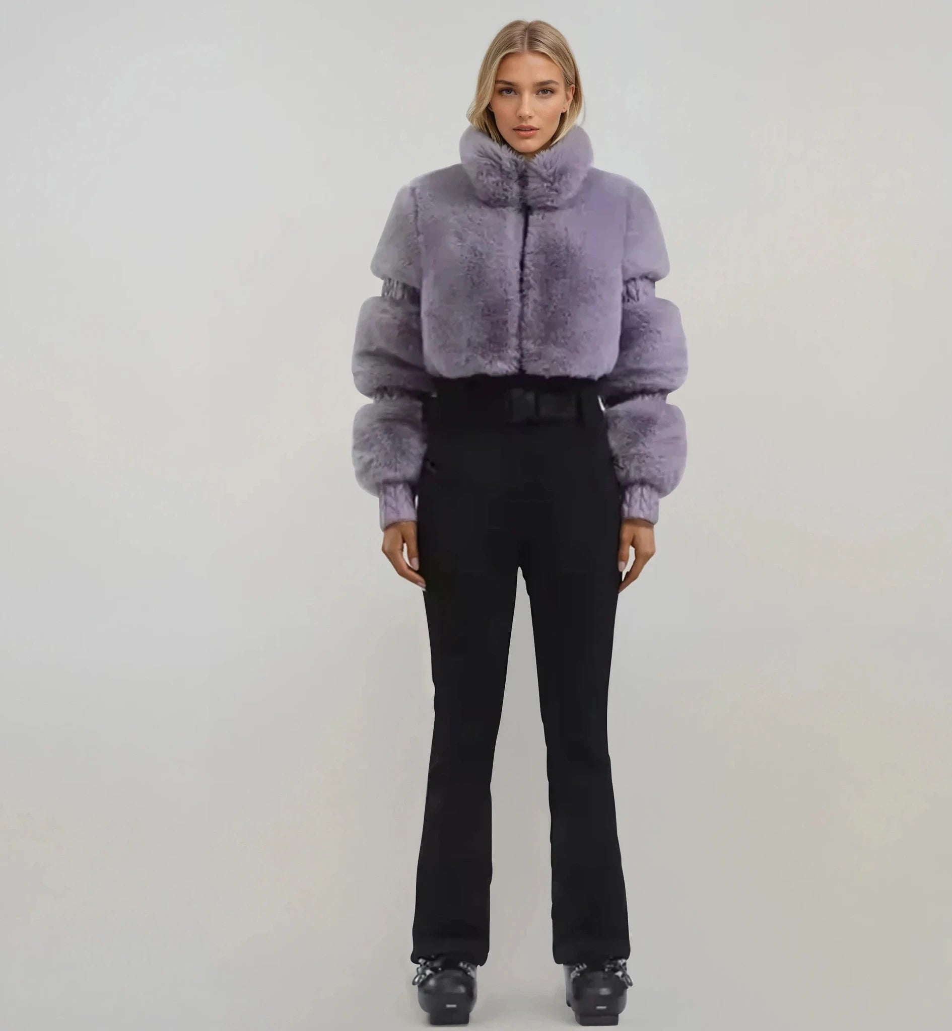 Faux Fur Ski Suit
