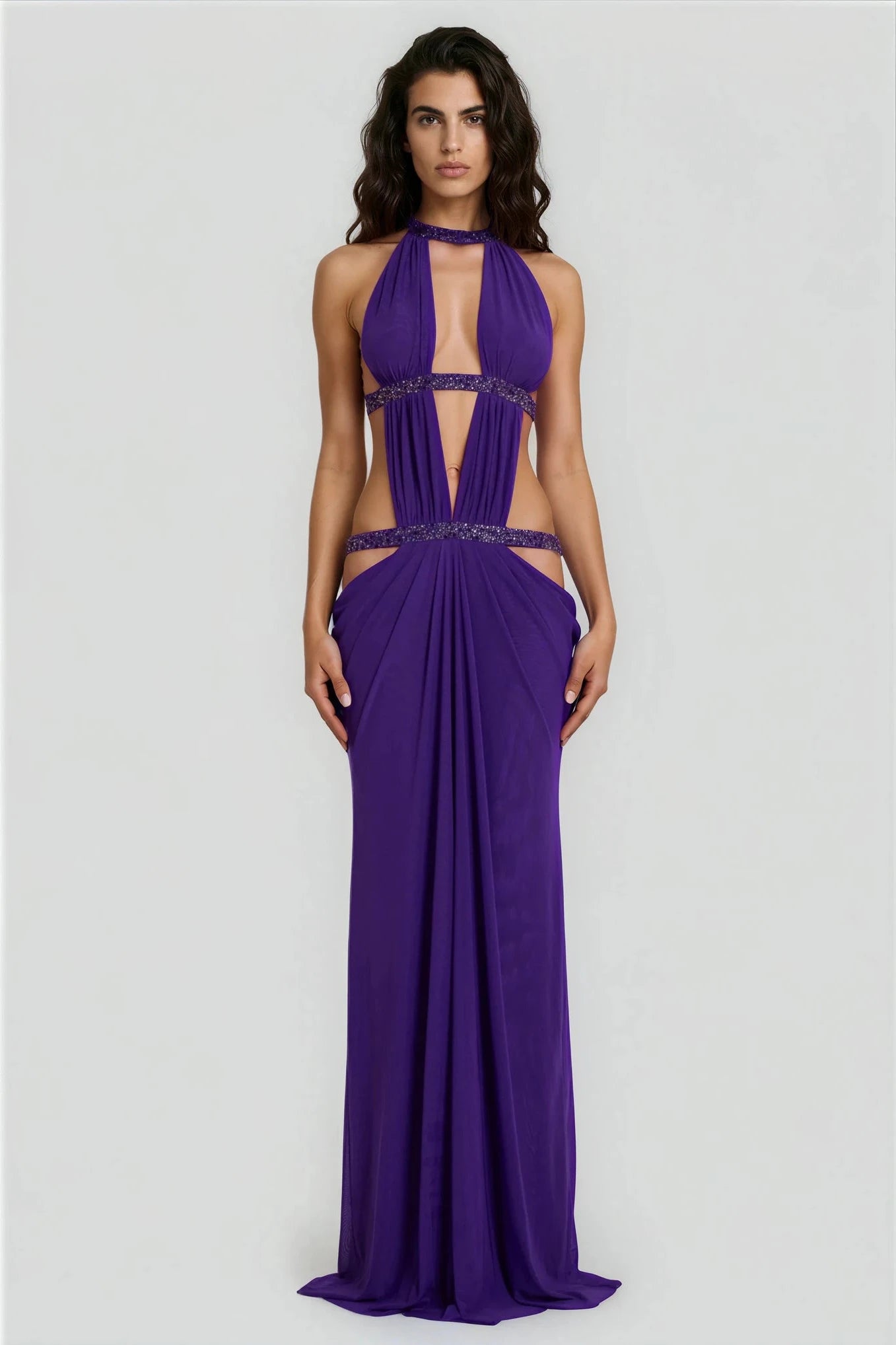 Maxi Dress in Violet