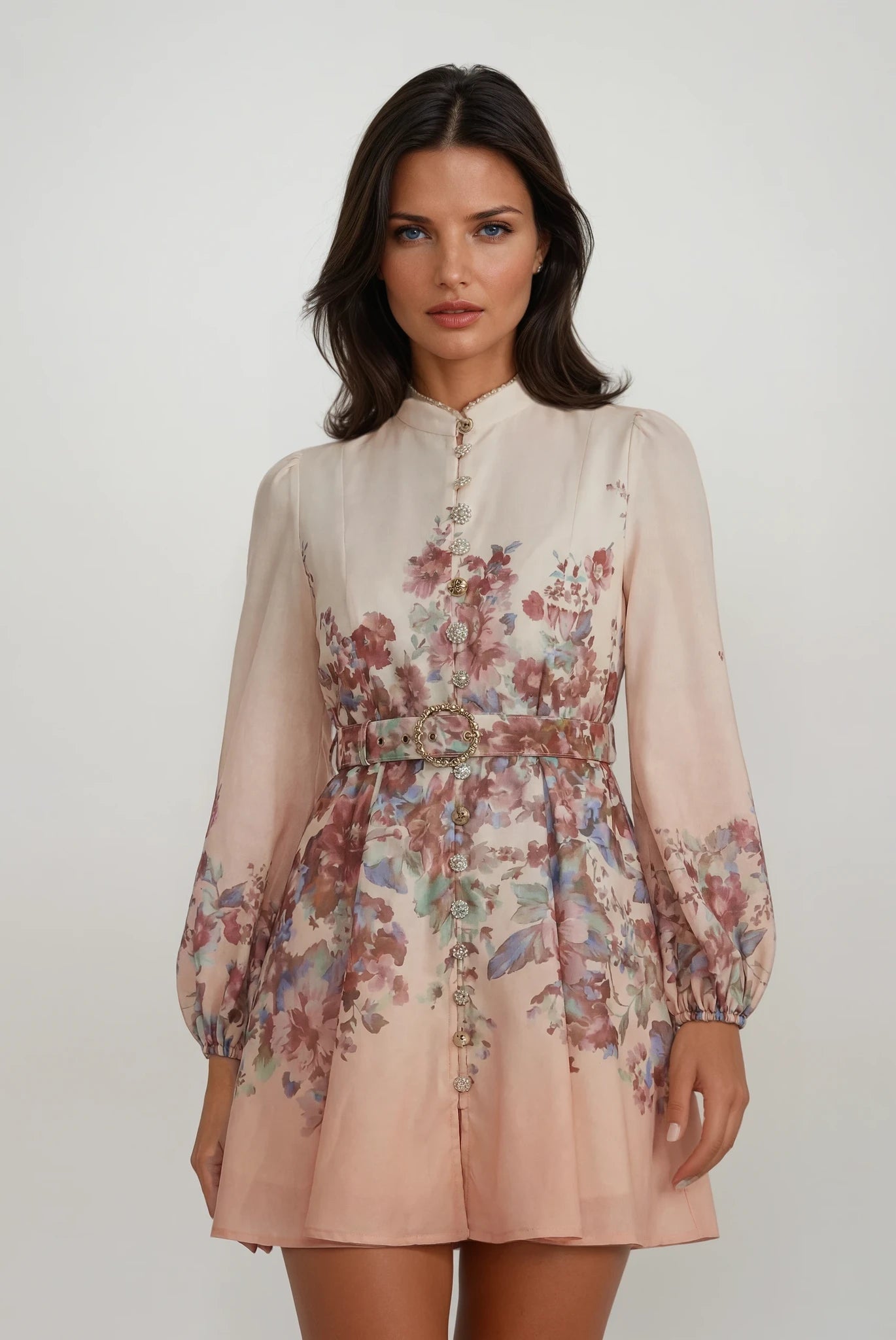 Floral Belted Dress