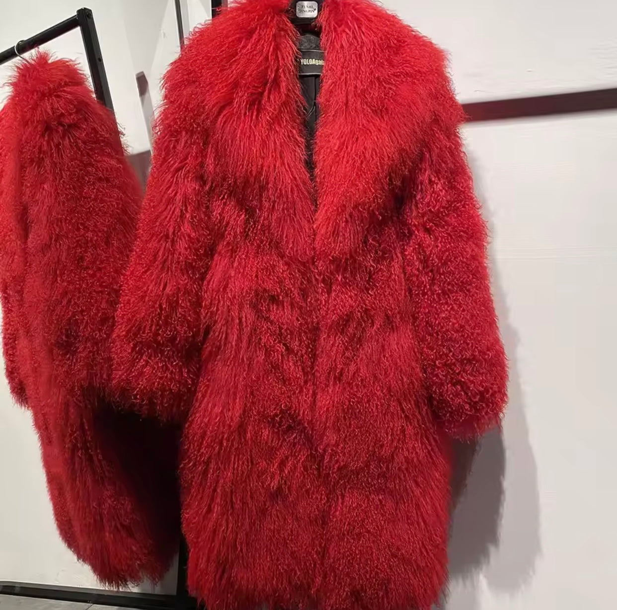 Ophelia Mongolian Fur Jacket