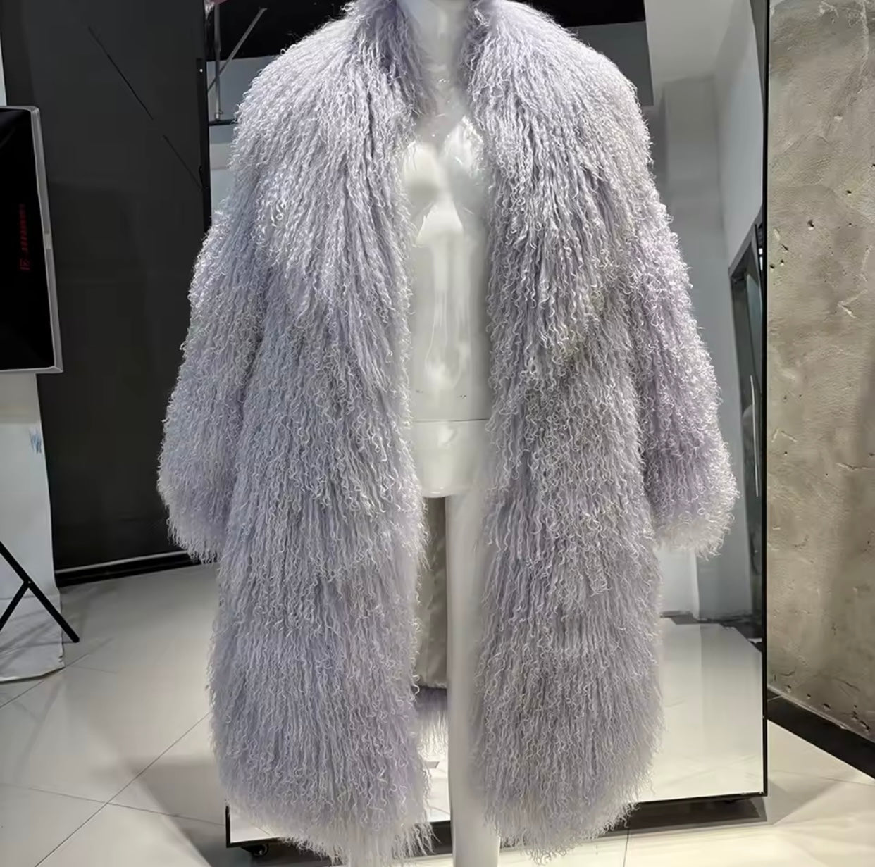 Ophelia Mongolian Fur Jacket