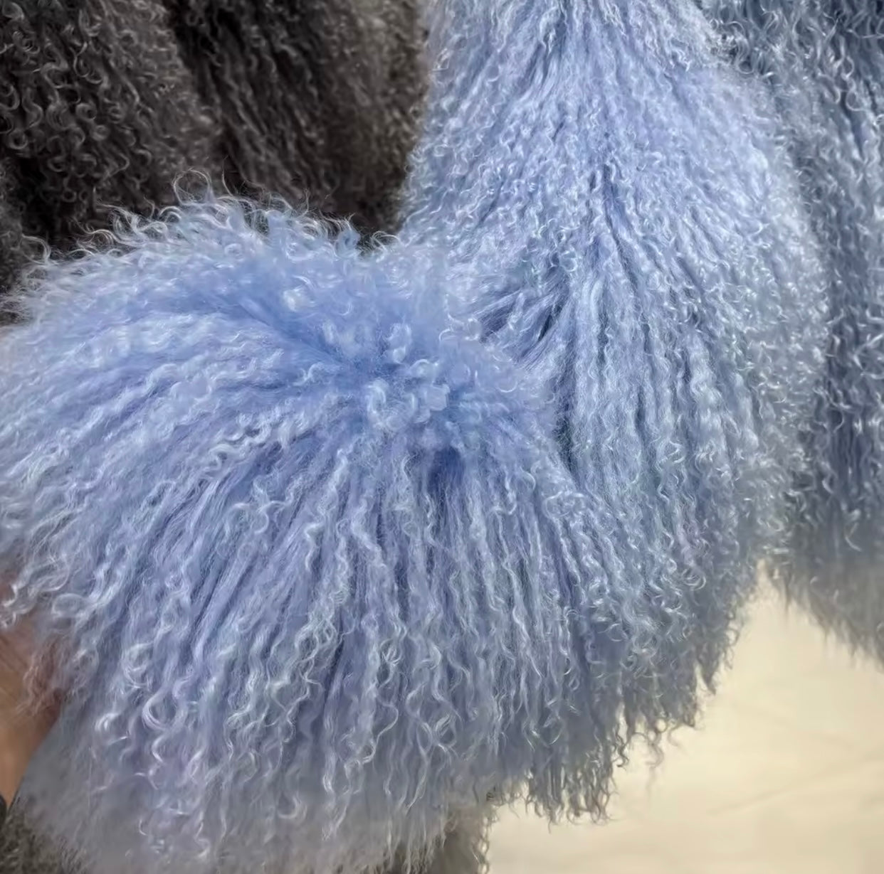 Ophelia Mongolian Fur Jacket