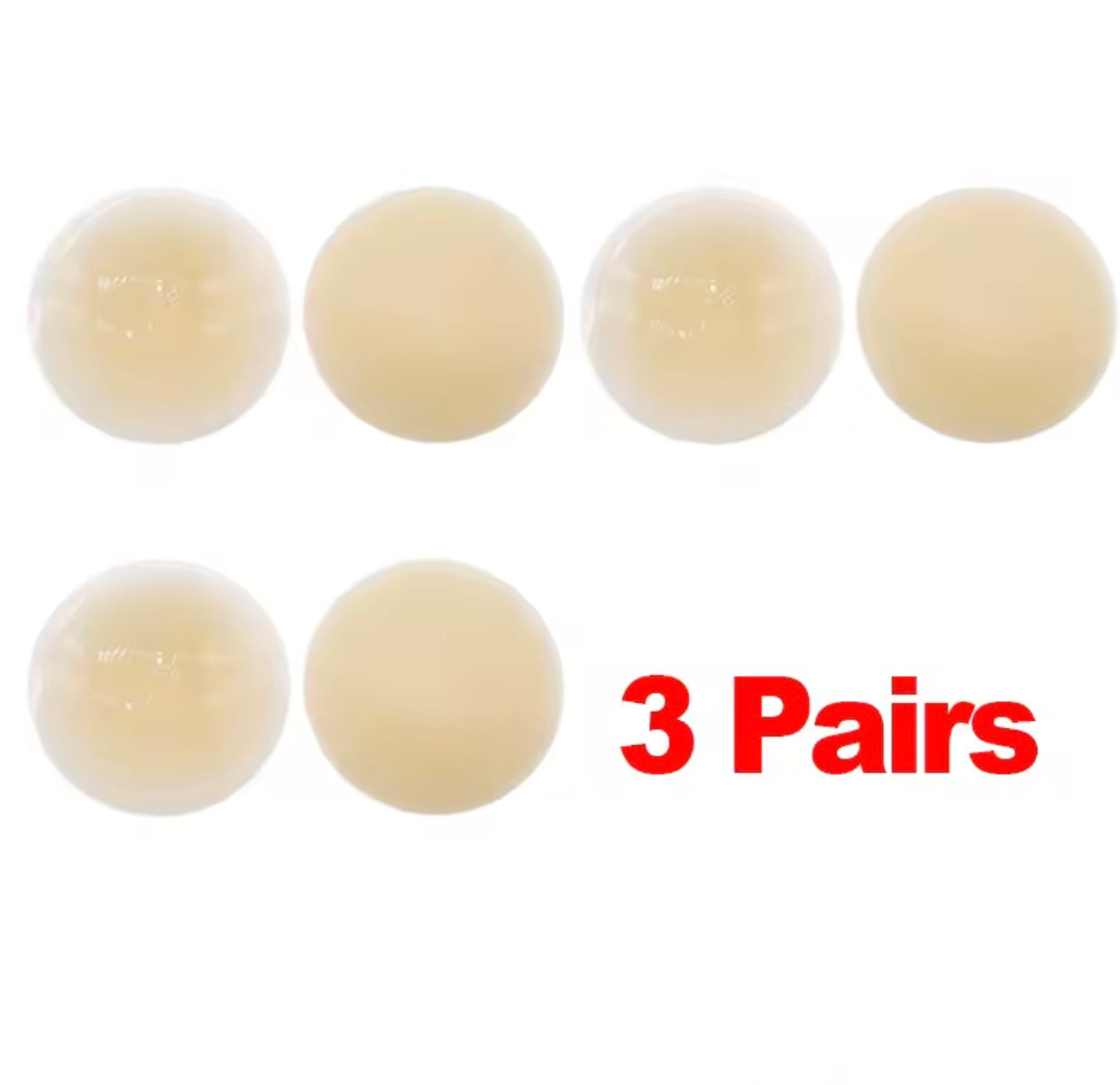 3 Pairs Nipple Covers