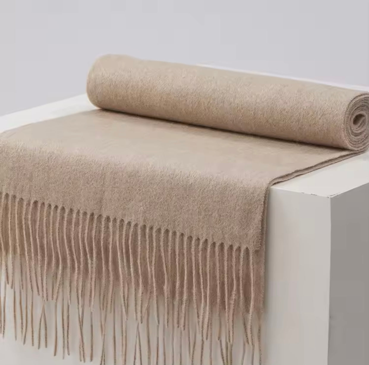 Nude Wool Scarf