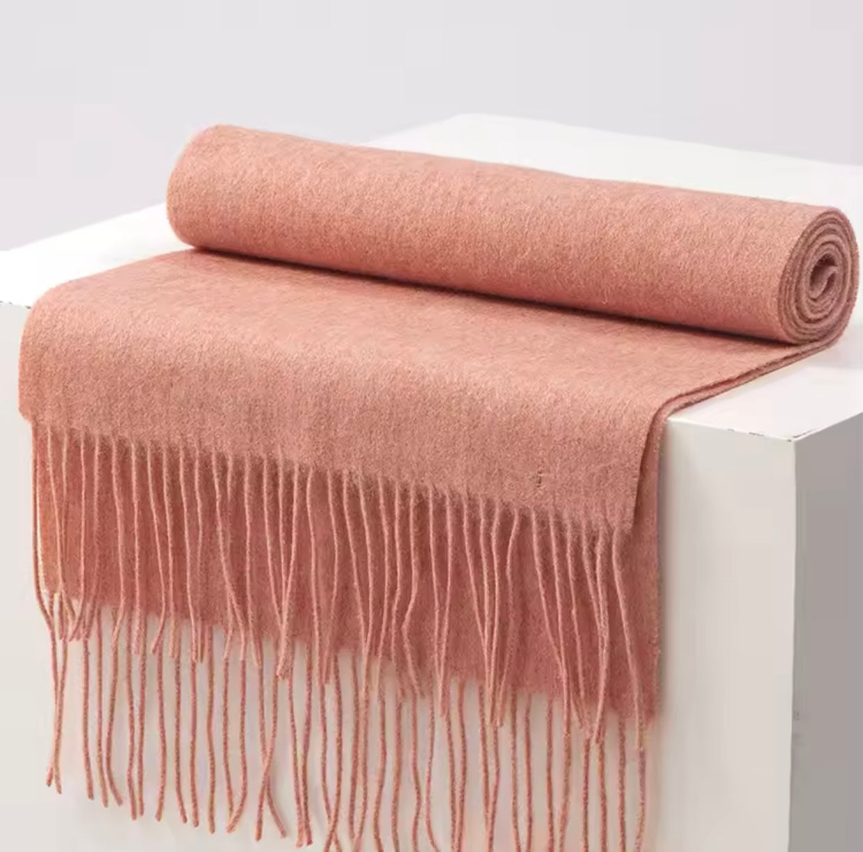 Blush Wool Scarf