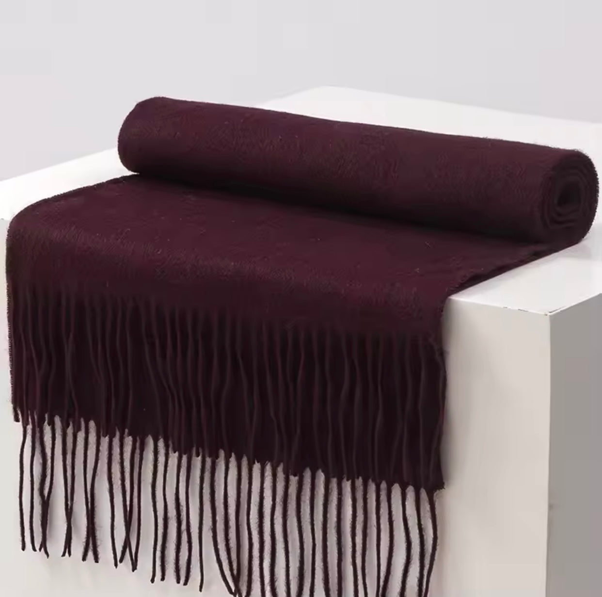 Dark Wool Scarf