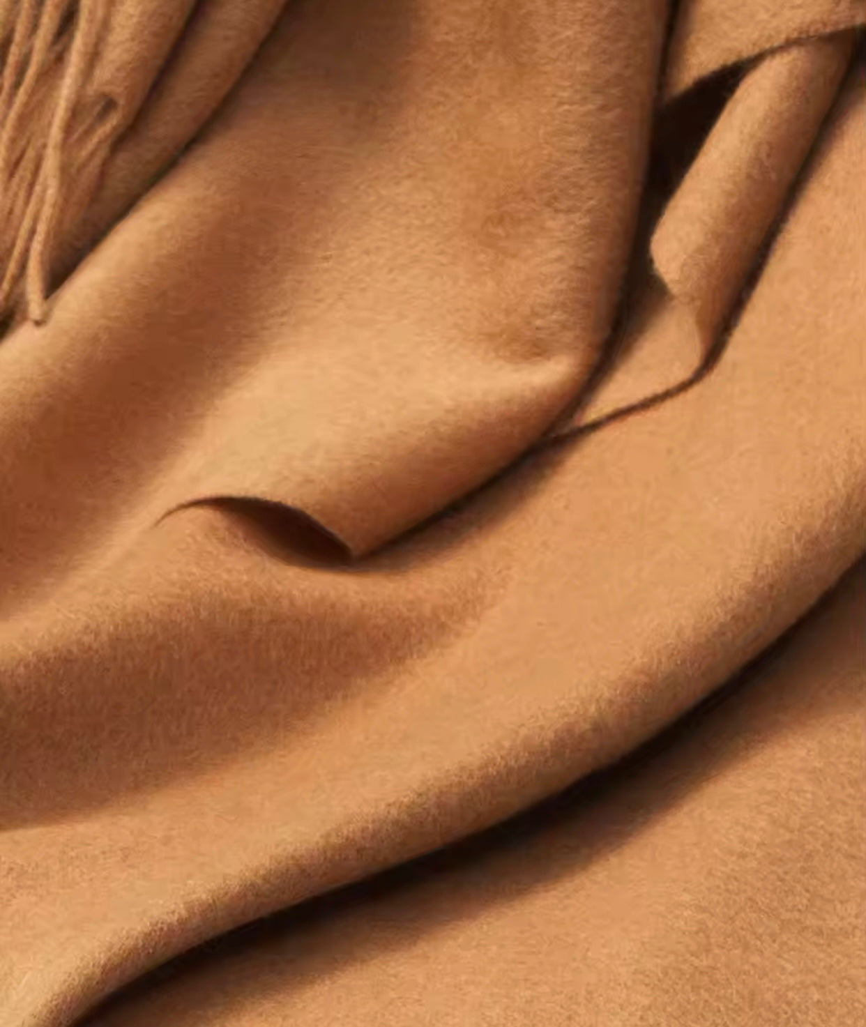 Camel Wool Scarf