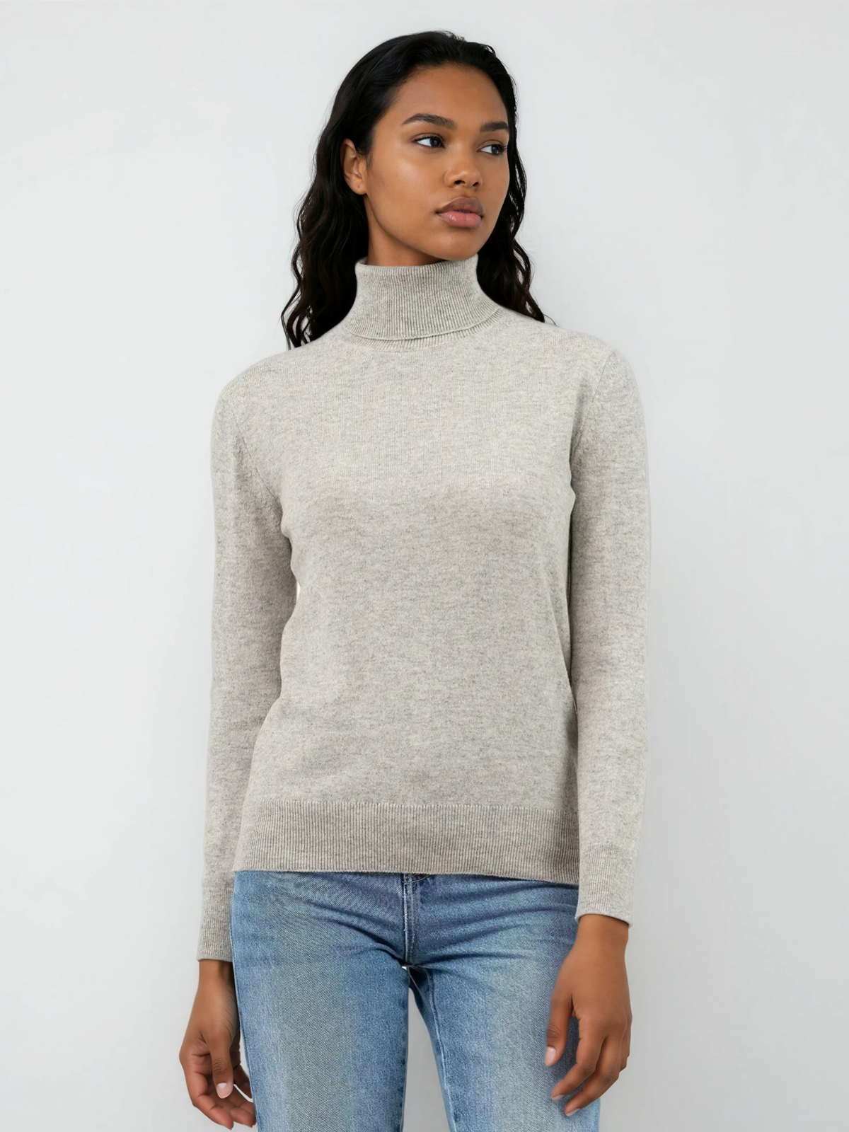 CASHMERE TURTLENECK SWEATER