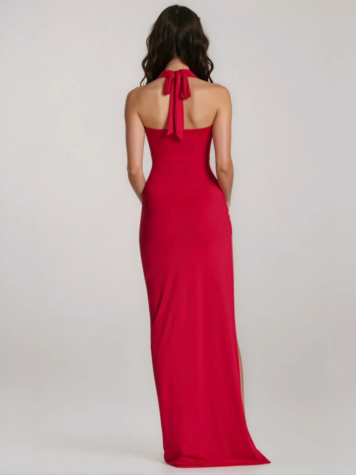 maxidress in red
