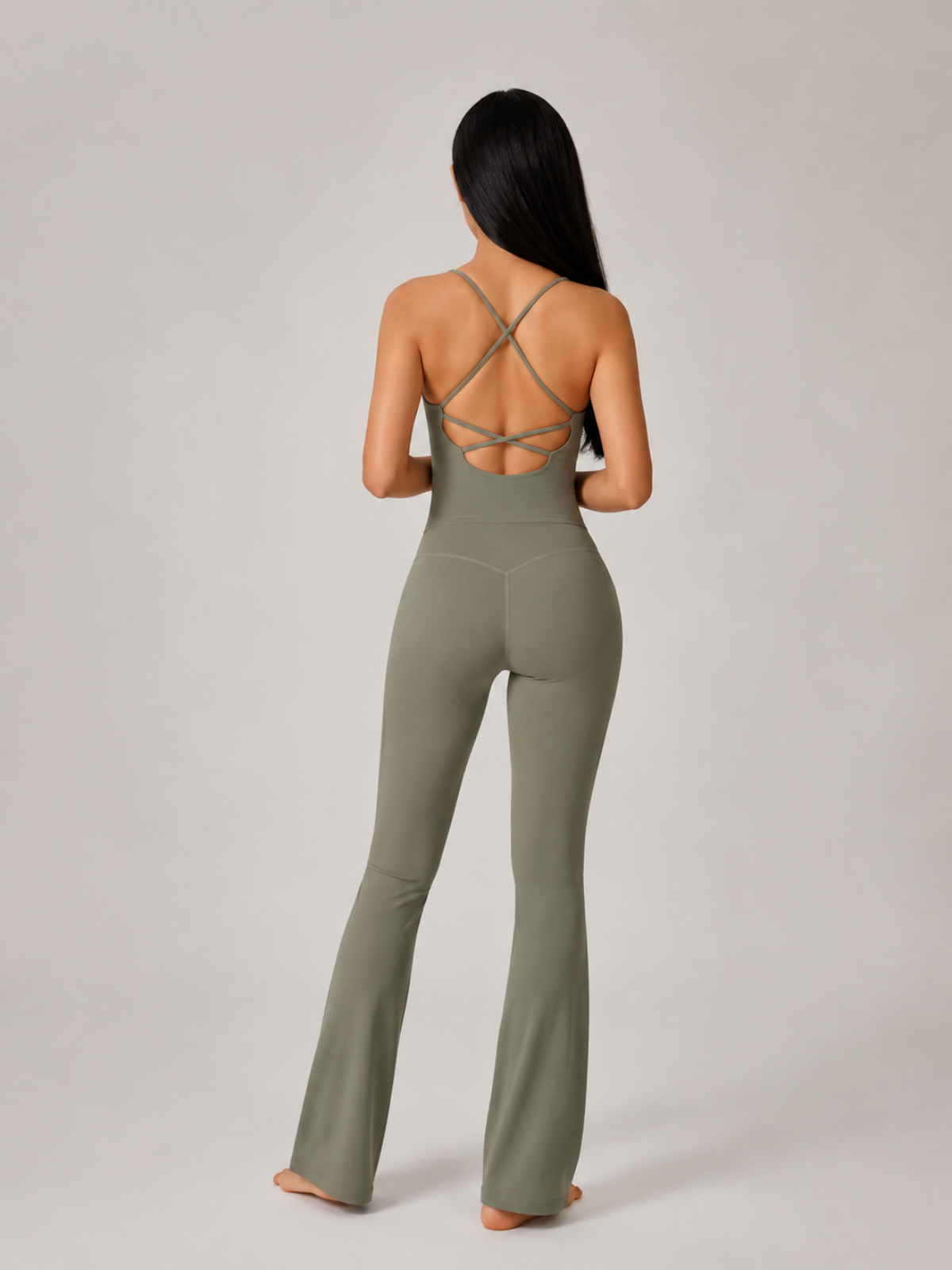 Cross Back 2Piece Jumpsuit