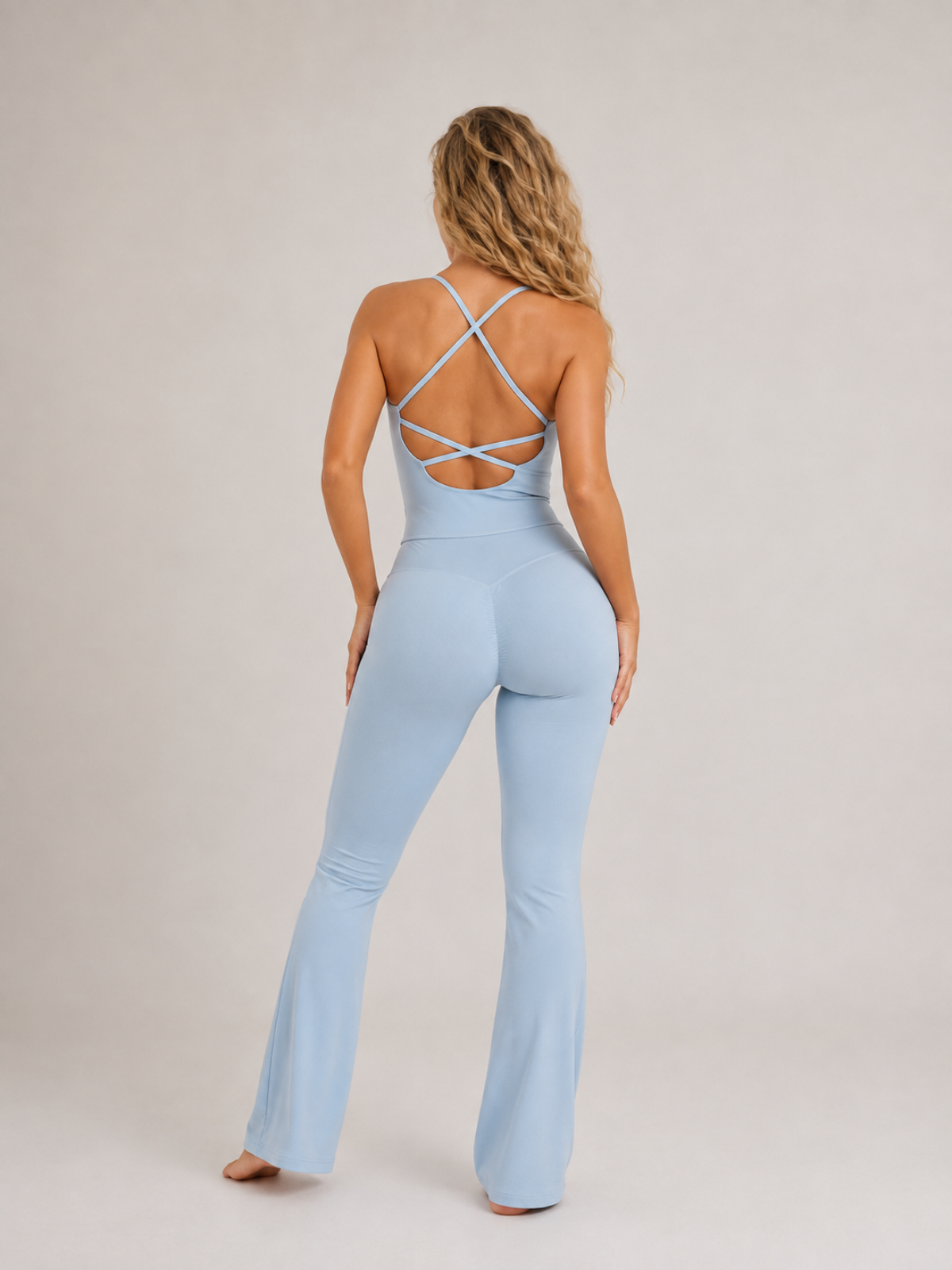 Cross Back 2Piece Jumpsuit
