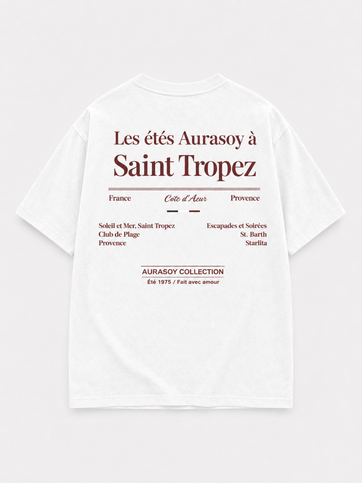 Saint-Tropez Unisex Oversized T-Shirt