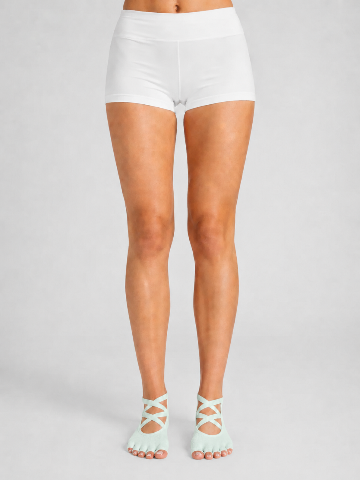 Cross Strap Open Toe Pilates Socks
