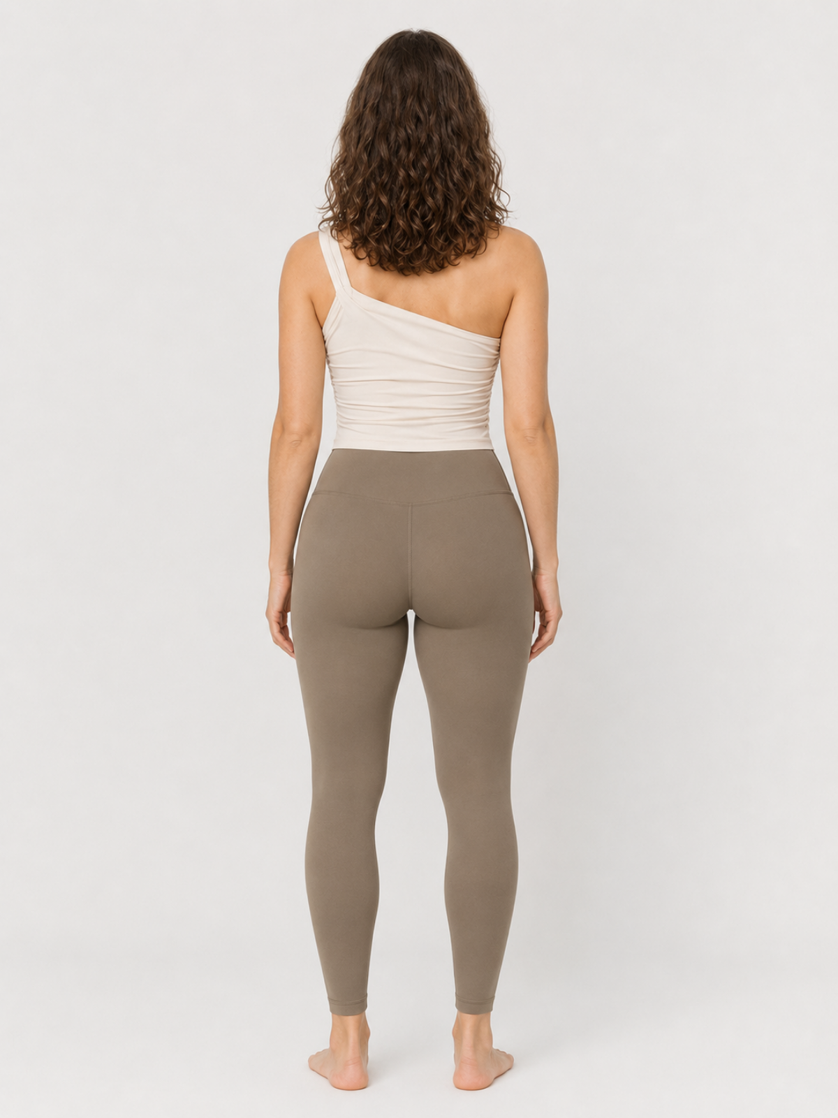 Sculpt High Waist Leggings Taupe Brown