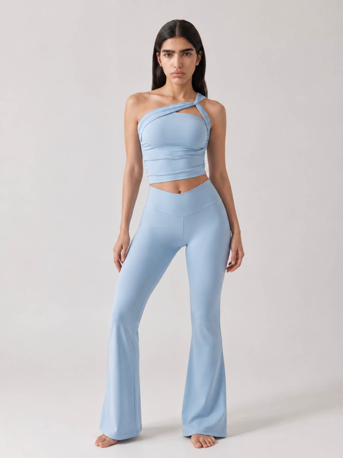 Intent Flare Leggings Blue