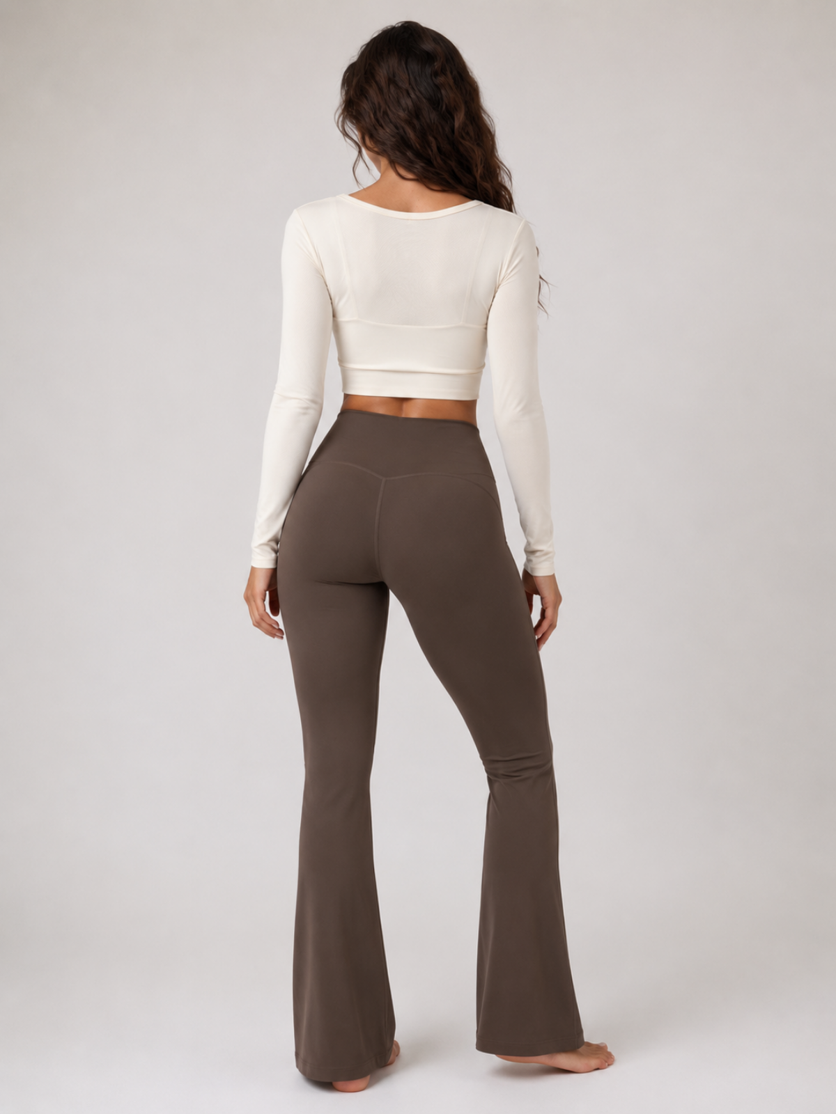 Intent Flare Leggings Brown