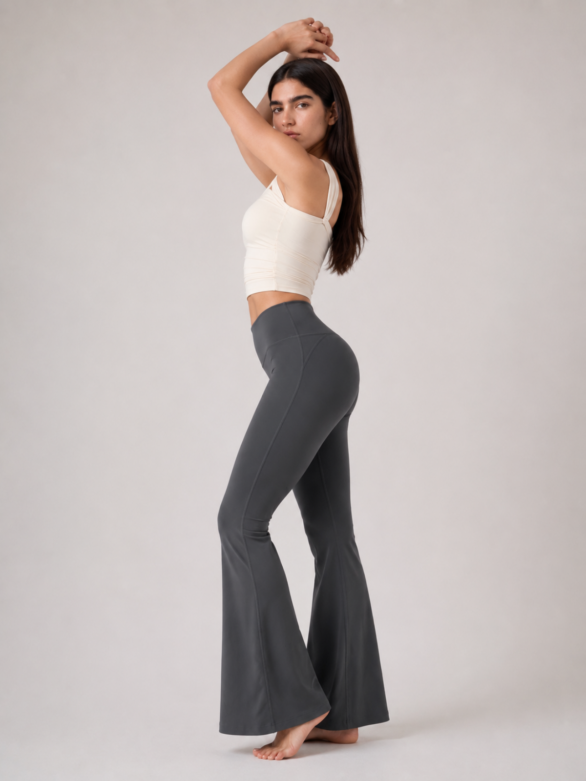 Intent Flare Leggings Grey
