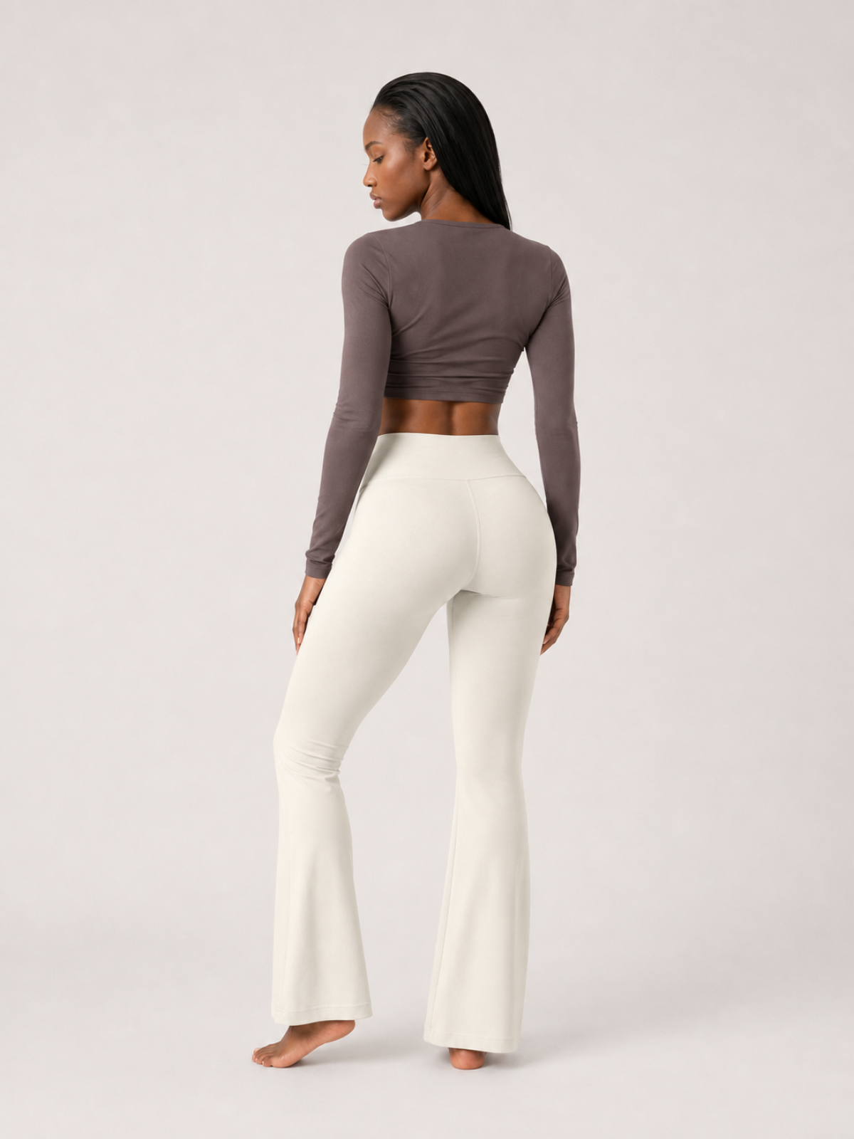 Intent Flare Leggings Ivory