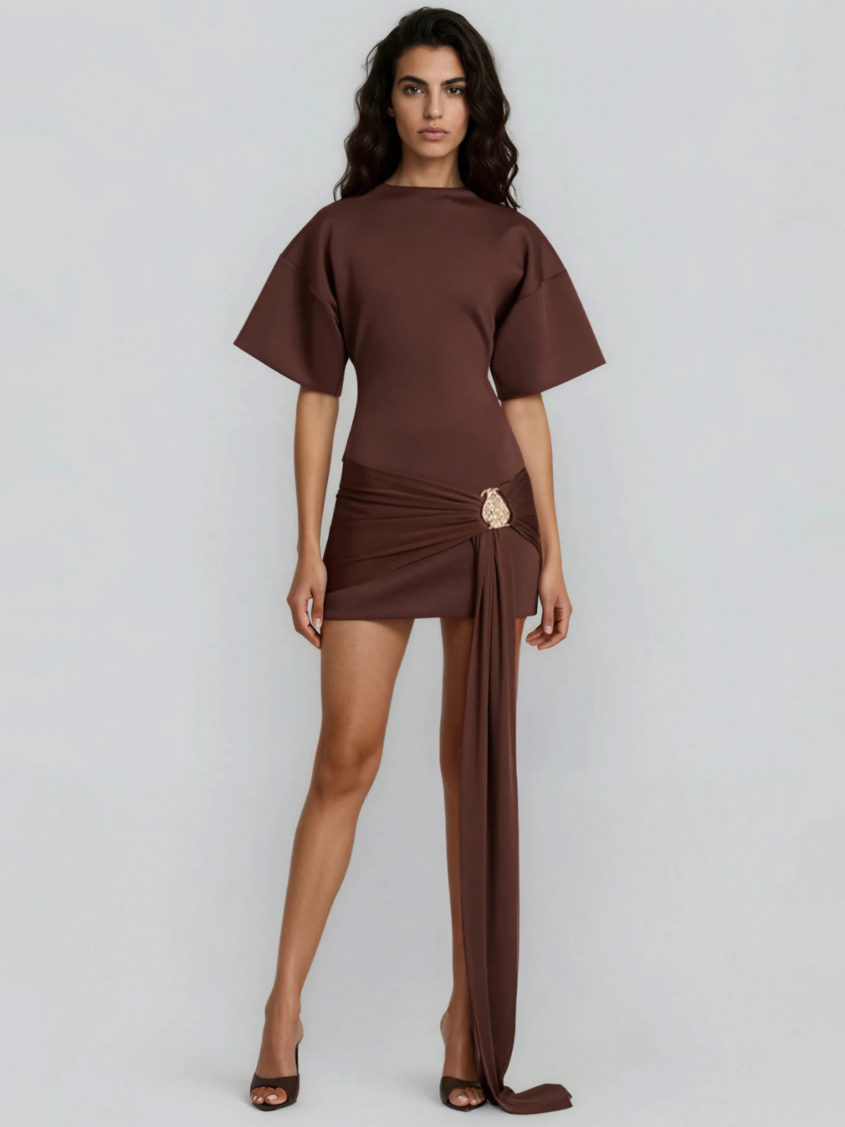 Nadal Dress Chocolate