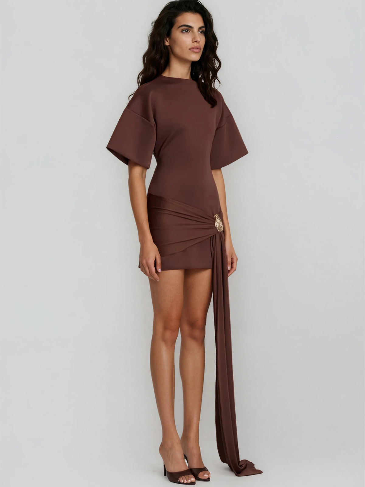 Nadal Dress Chocolate