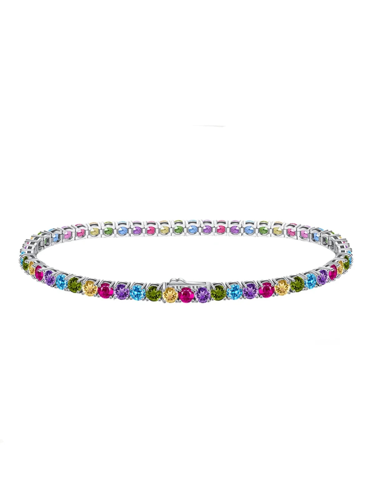 tennis bracelet rainbow