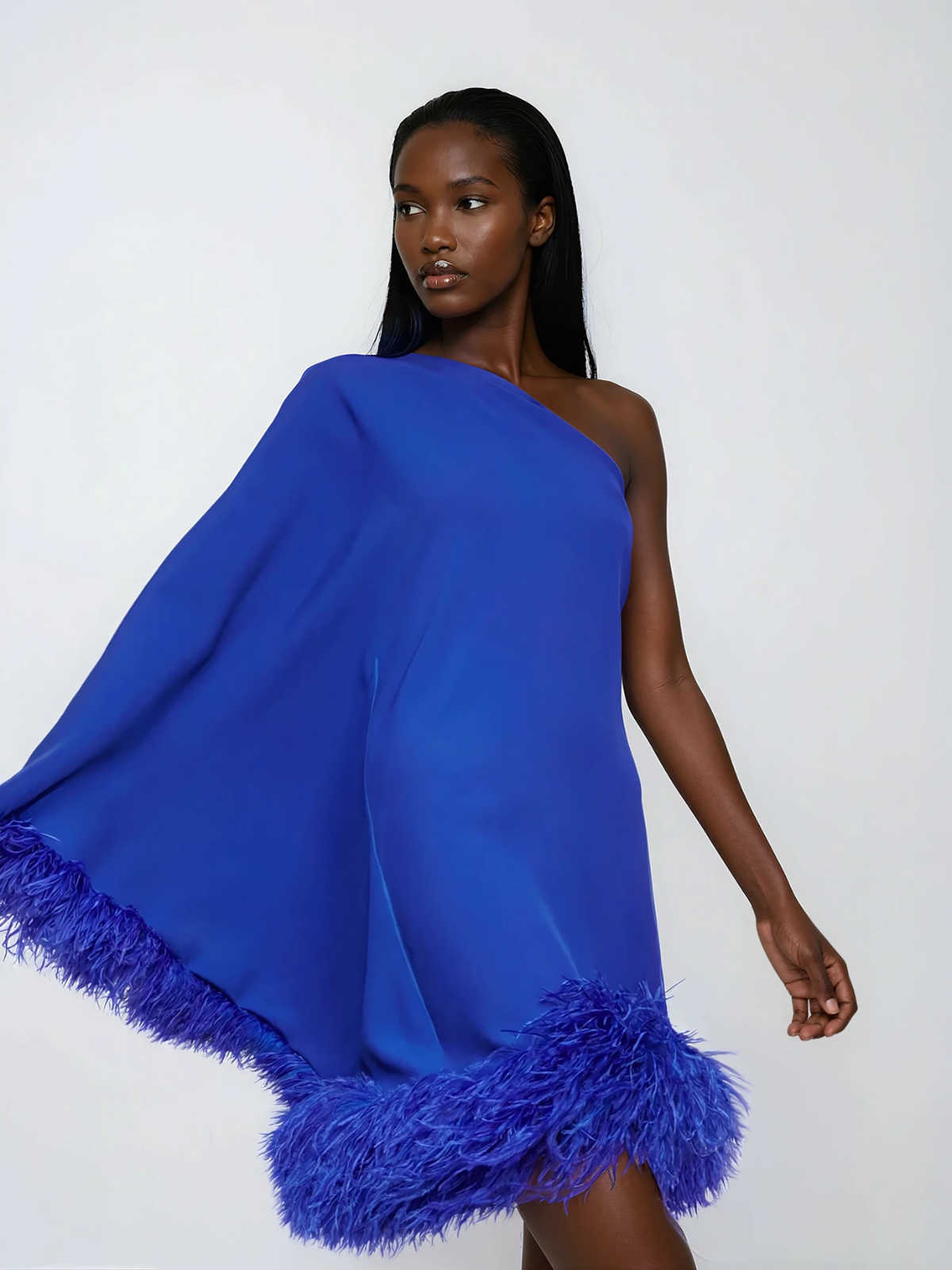 Feather Mini dress