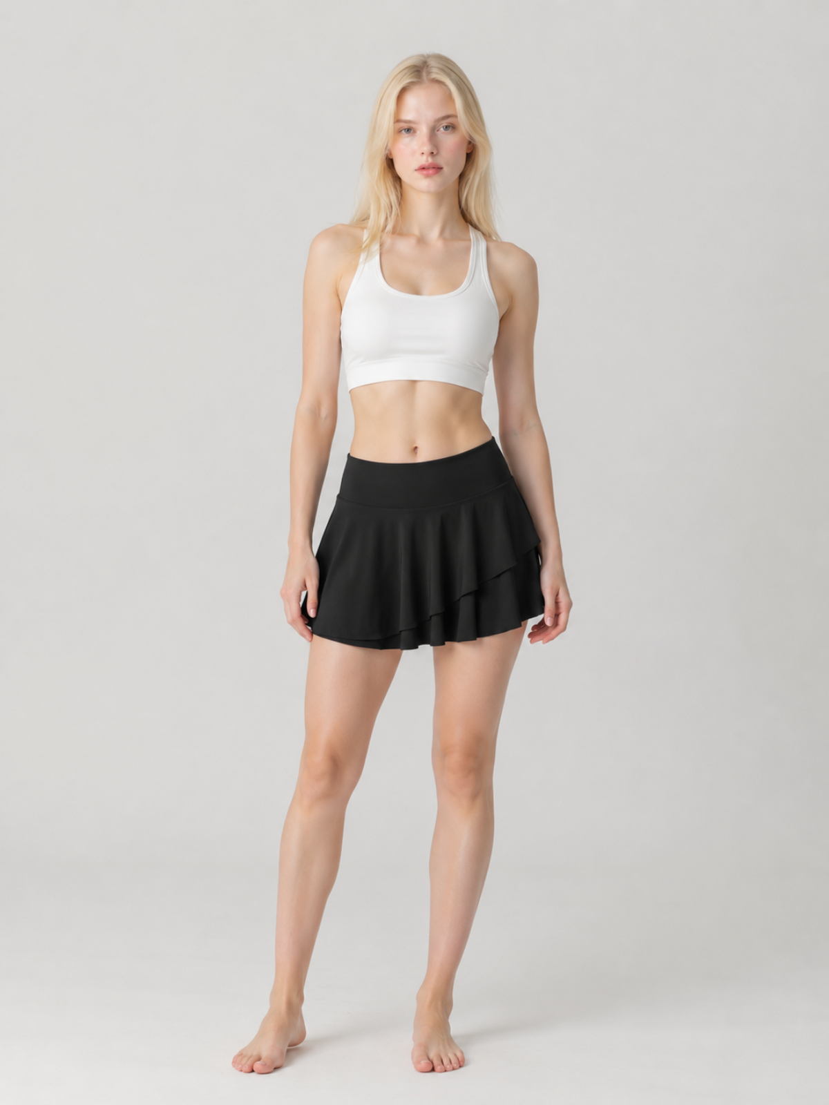 Court Flow 2 Piece Tennis Set Black